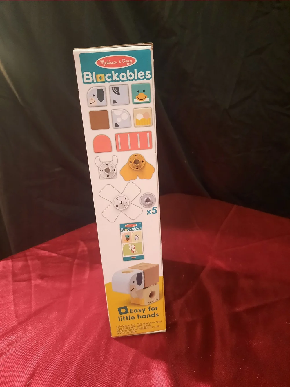 Melissa & Doug Blockables Snap & Play Farm Friends Playset